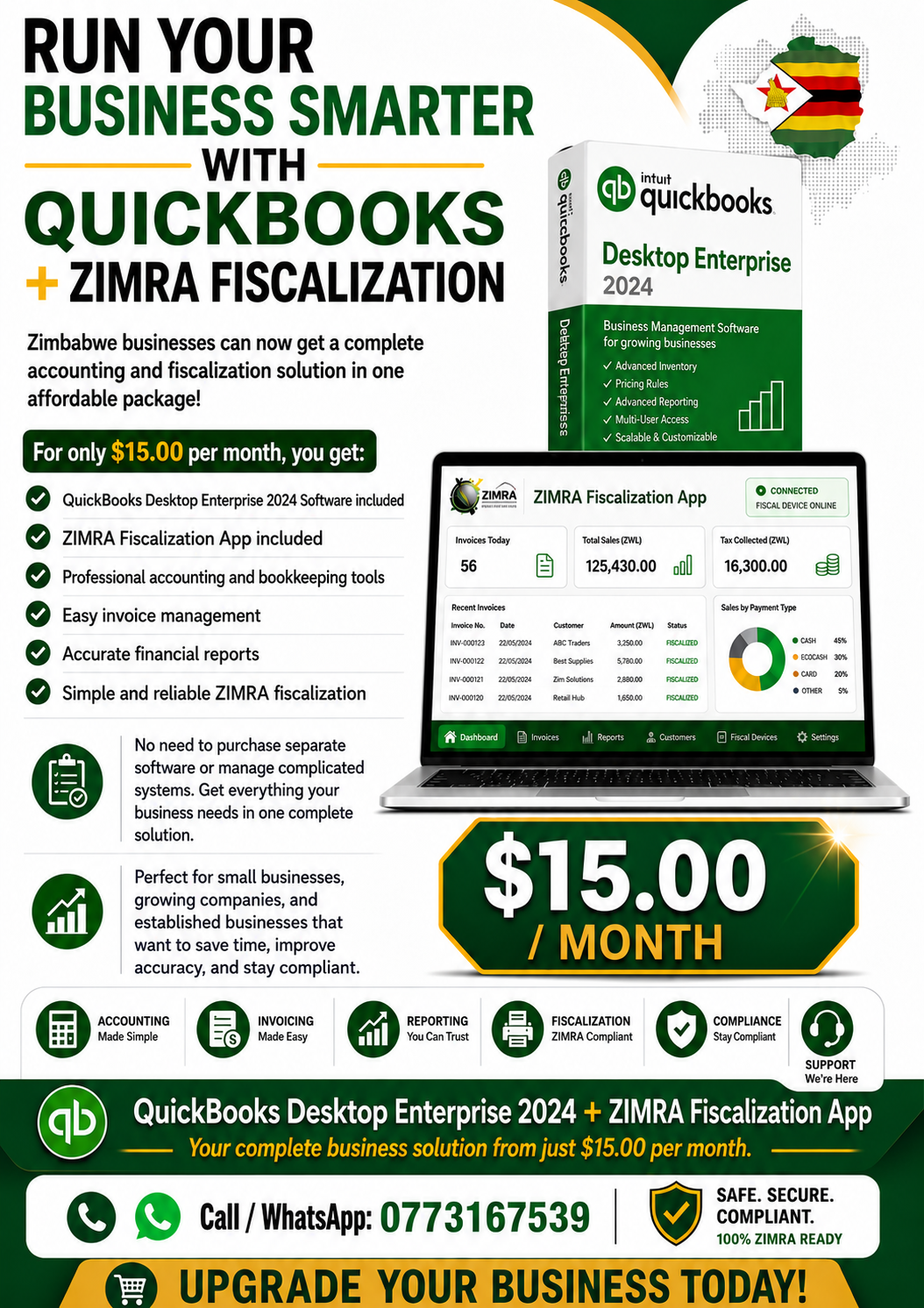 QuickBooks and ZIMRA offer